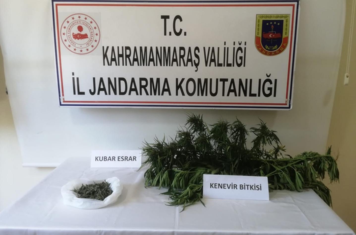 Kahramanmaraş'ta uyuşturucu operasyonu