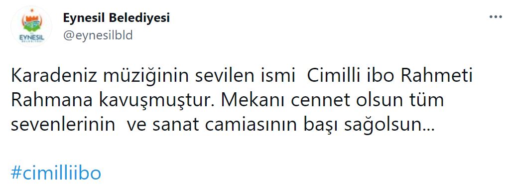 Son dakika | Karadeniz'in sevilen sanatçısı Cimilli İbo hayata gözlerini yumdu
