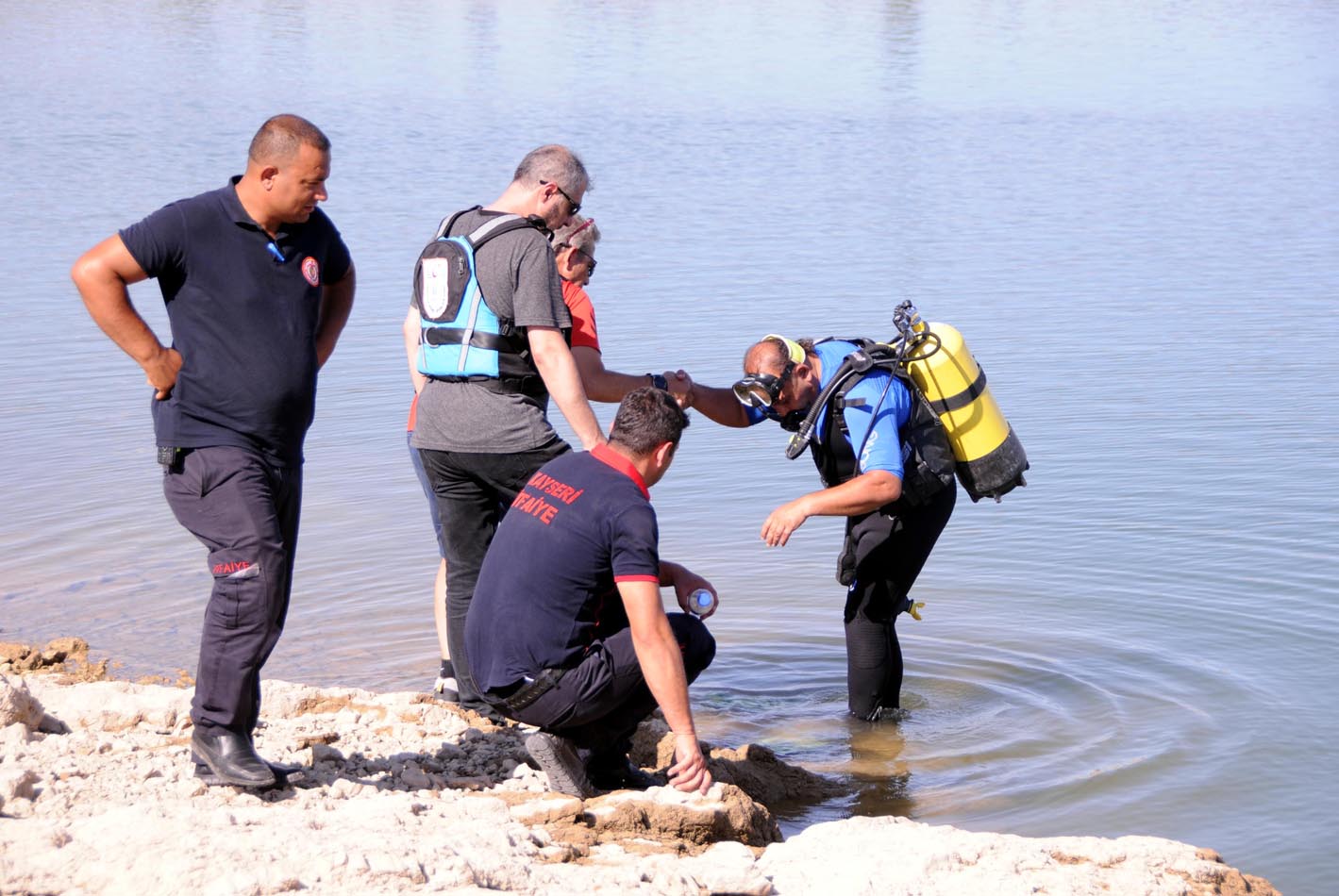 Sarımsaklı barajında göletinde 3 kişi kayboldu