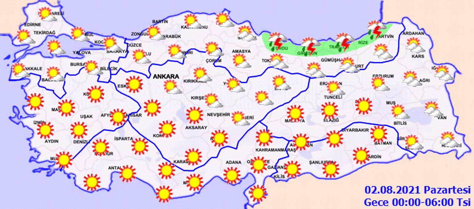 Meteoroloji korkuttu: Hava sıcaklıkları mevsim normallerinin 4 ila 8 derece üzerinde olacak! 1 Ağustos Pazar hava durumu...