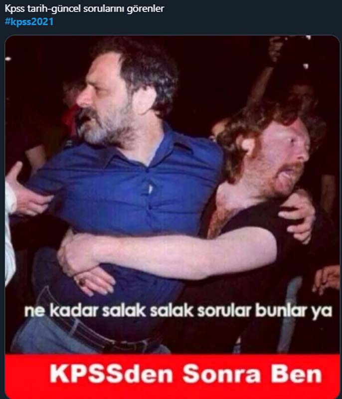 KPSS 2021 yorumları Twitter | KPSS zor muydu, kolay mıydı 2021?