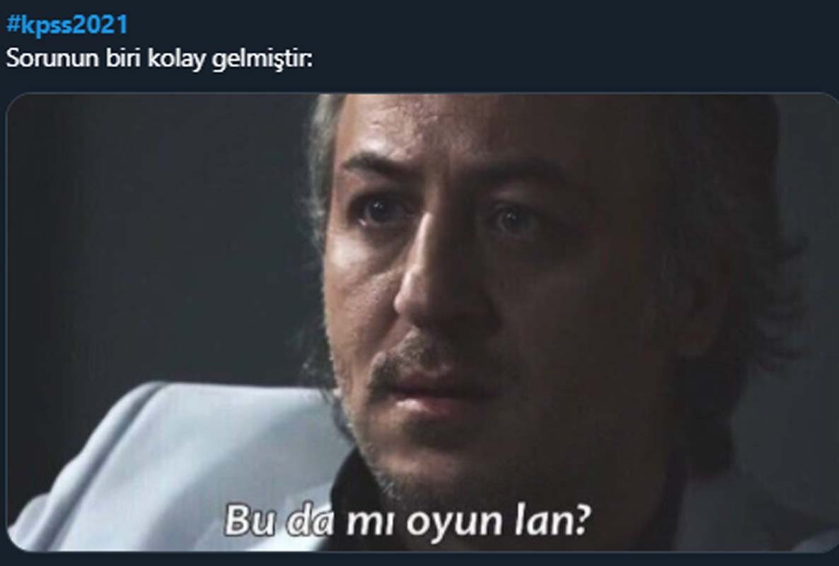 KPSS 2021 yorumları Twitter | KPSS zor muydu, kolay mıydı 2021?