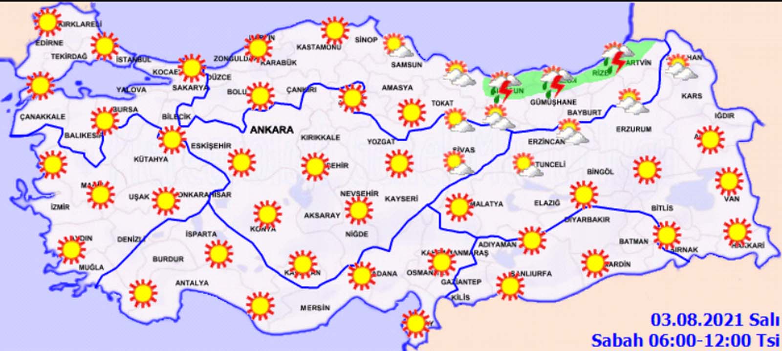 Bugün hava nasıl olacak? Kavuran sıcaklar devam ediyor! İşte 3 Ağustos Salı hava durumu...
