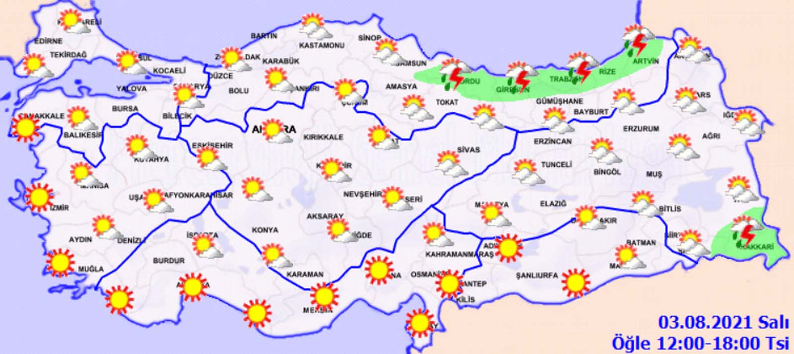 Bugün hava nasıl olacak? Kavuran sıcaklar devam ediyor! İşte 3 Ağustos Salı hava durumu...