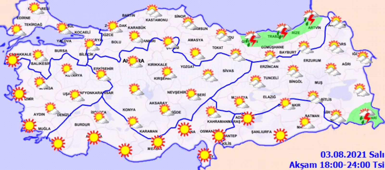 Bugün hava nasıl olacak? Kavuran sıcaklar devam ediyor! İşte 3 Ağustos Salı hava durumu...