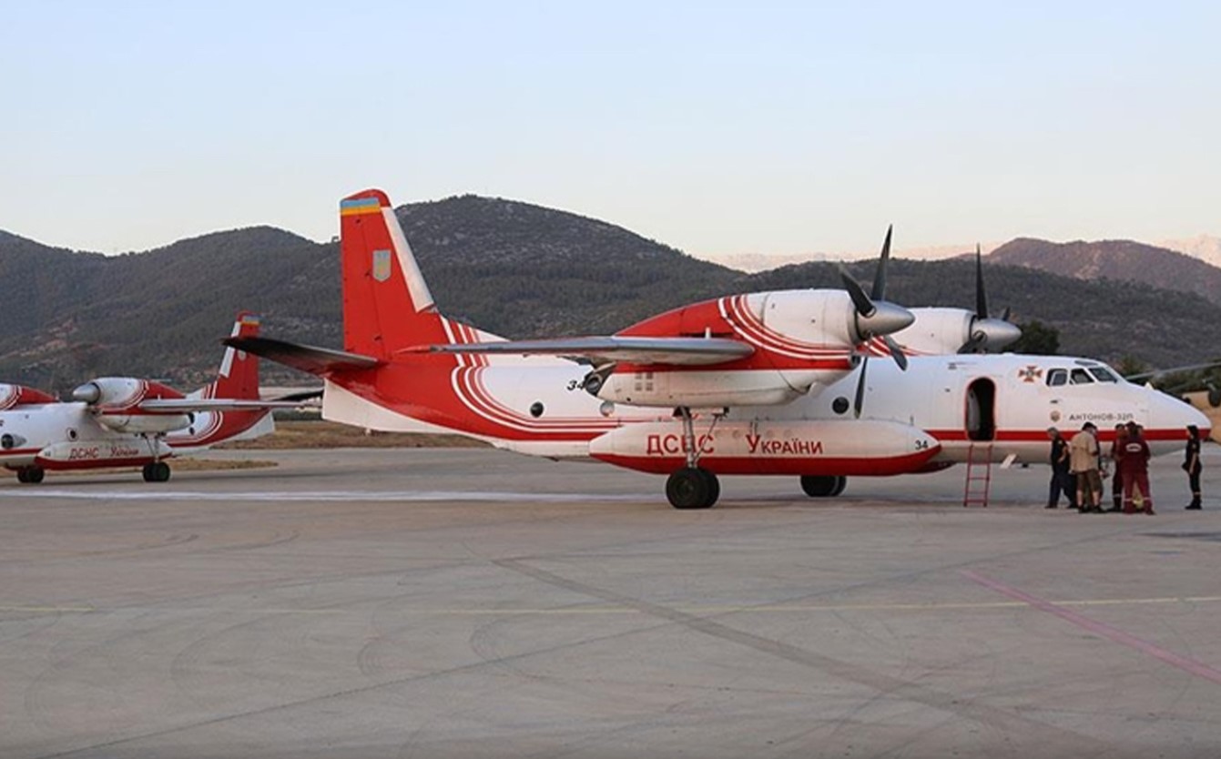 Ukrayna'dan Türkiye'ye tam destek! Uçak ve helikopterler gönderildi!