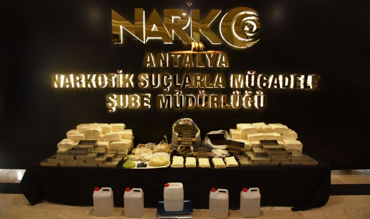 Narkotik operasyonunda milyonlarca uyuşturucu ele geçirildi!