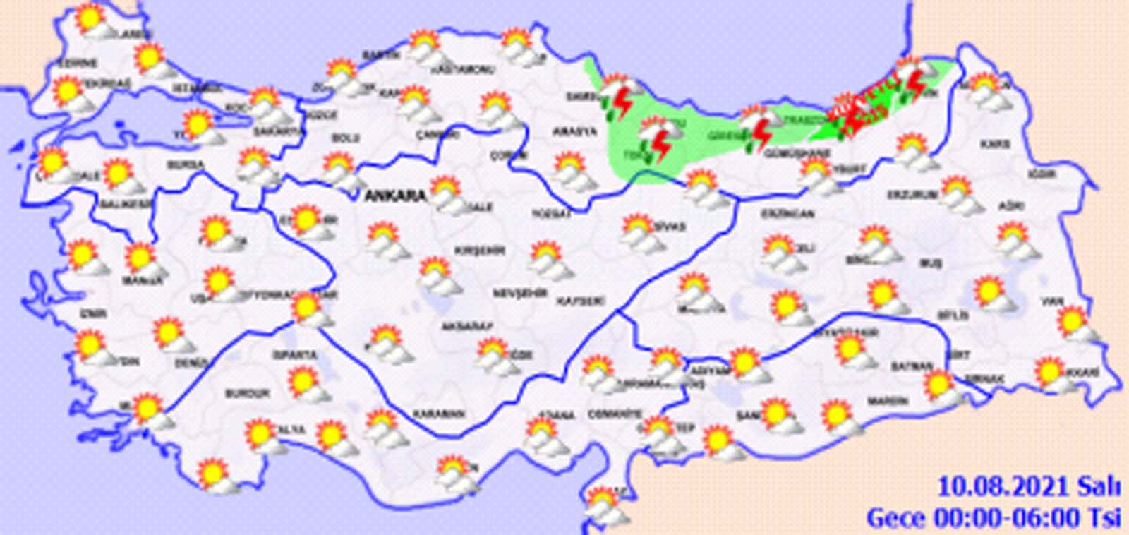 Meteorolojiden sağanak yağış uyarısı! O bölgelerde dışarı çıkarken şemsiyenizi yanınızdan eksik etmeyin! Hava bugün nasıl olacak 9 Ağustos 2021 Pazartesi?