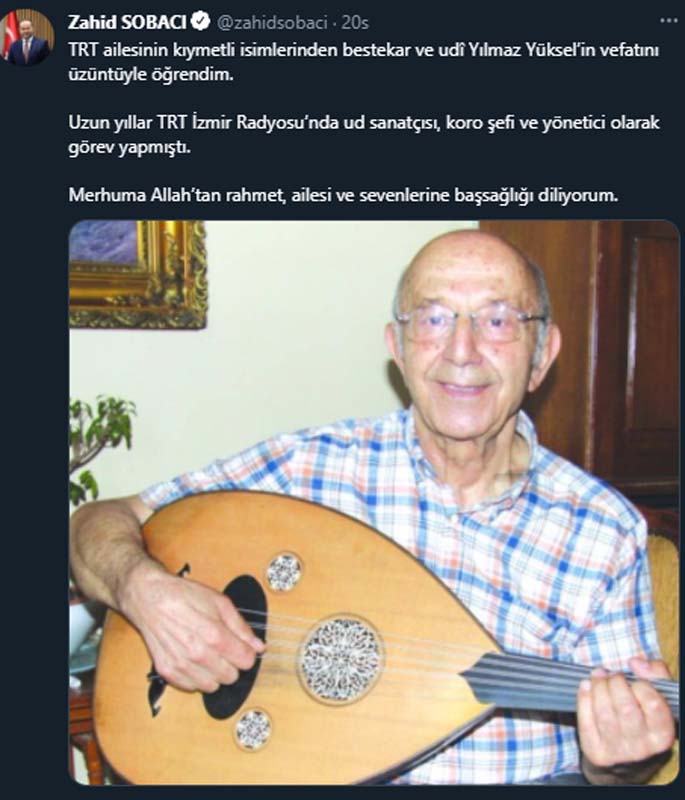 TRT sanatçısı Yılmaz Yüksel'den kahreden haber! Hayatını kaybetti!