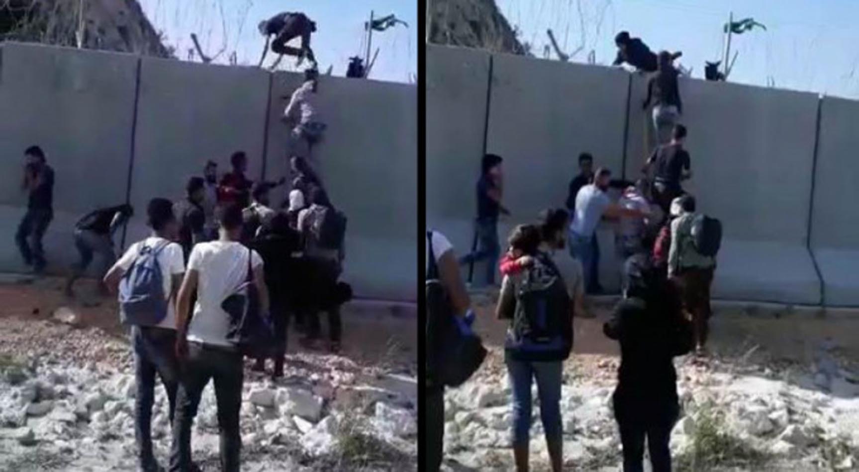 Taliban şehirleri işgal edince Afganlılar sınırı merdivenle aşmaya kalktı!