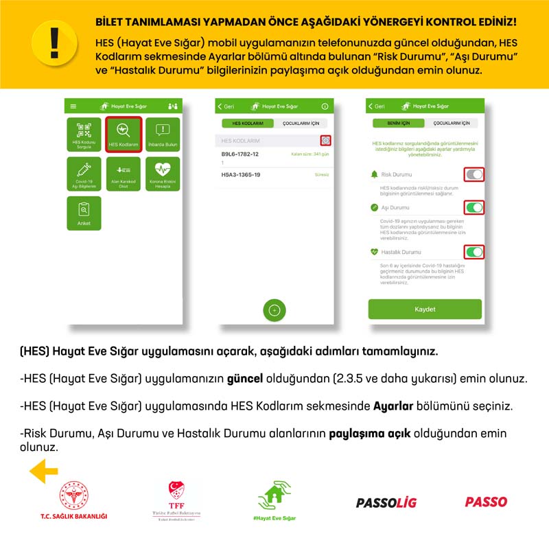 Maçlara gitmeye hazırlanan taraftarlar dikkat! Stadyumlara giriş şartları belli oldu