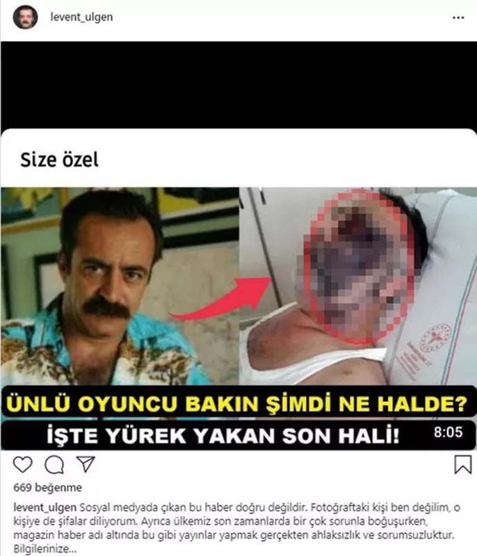 Ünlü oyuncu Levent Ülgen hakkında yapılan paylaşımlara ateş püskürdü: Gerçekten ahlaksızlık