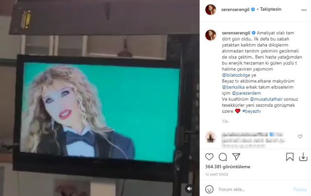 Ameliyatın ardından dikişleriyle çekimlere koştu! Seren Serengil'in son hali sevenlerini korkuttu!