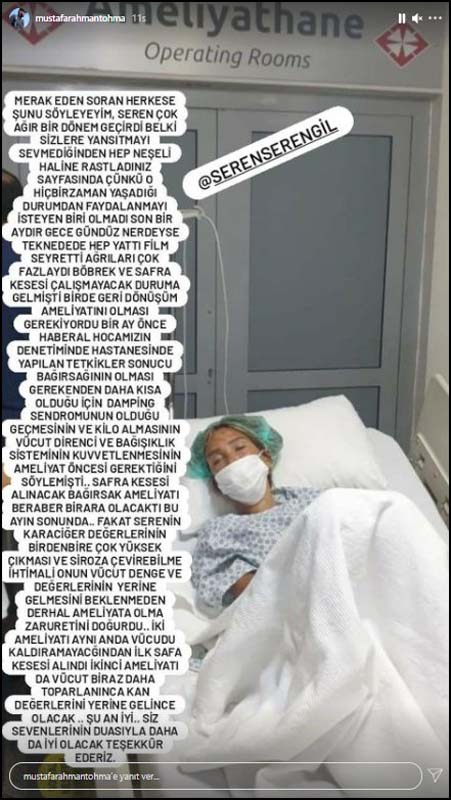 Ameliyatın ardından dikişleriyle çekimlere koştu! Seren Serengil'in son hali sevenlerini korkuttu!