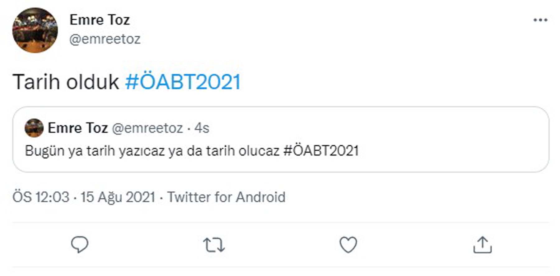 KPSS ÖABT 2021 yorumları Twitter | KPSS ÖABT zor muydu, kolay mıydı 2021?