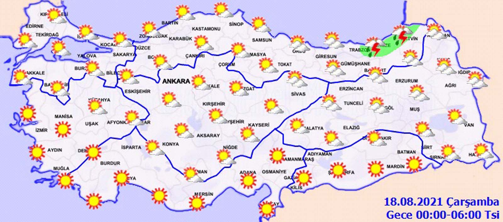 Meteoroloji il il uyardı! Sağanak yağışlar etkisini sürdürmeye devam edecek!
