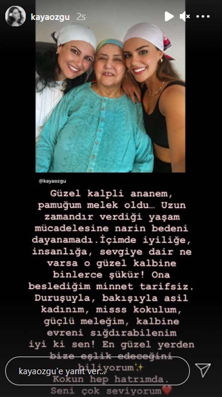 Güzel oyuncu Özgü Kaya'nın acı kaybı: Pamuğum melek oldu