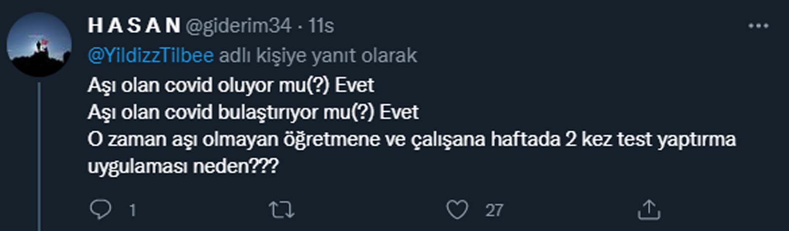Yıldız Tilbe ortalığı fena karıştırdı! Aşıyı reddettiğini açıkladı sosyal medyada tartışma yarattı! Aşıyı da pcr da reddediyorum, Allahın dediği olur