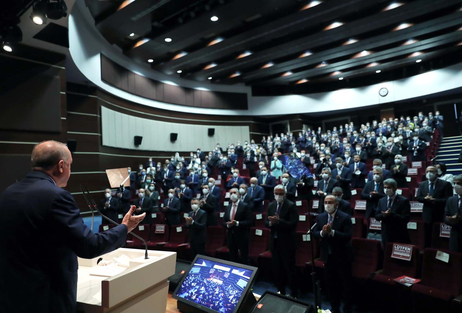 Cumhurbaşkanı Erdoğan, AK Parti Genişletilmiş İl Başkanları Toplantısı'nda konuştu: Haziran 2023'e kadar gece gündüz çalışmamız gerekiyor