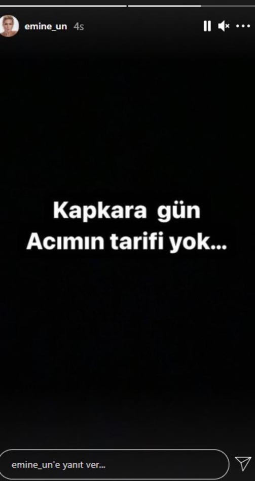 emine ün, annesinin acı haberini sosyal medya hesabından duyurdu