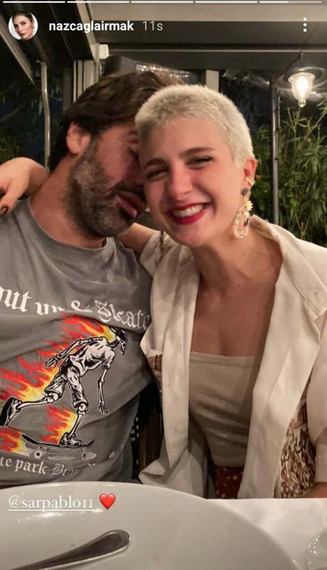 Demir Kadın Neslican filminin yıldızı Naz Çağla Irmak, Sarp Levendoğlu ile aşk yaşıyor!