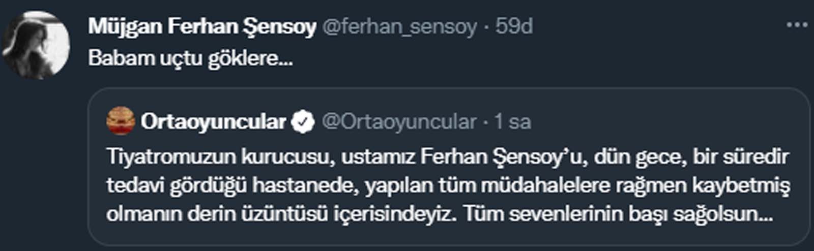 Ölümüyle herkesi üzüntüye boğdu! İşte eski eşi Derya Baykal ve kızlarının Ferhan Şensoy'a yürek burkan vedası...