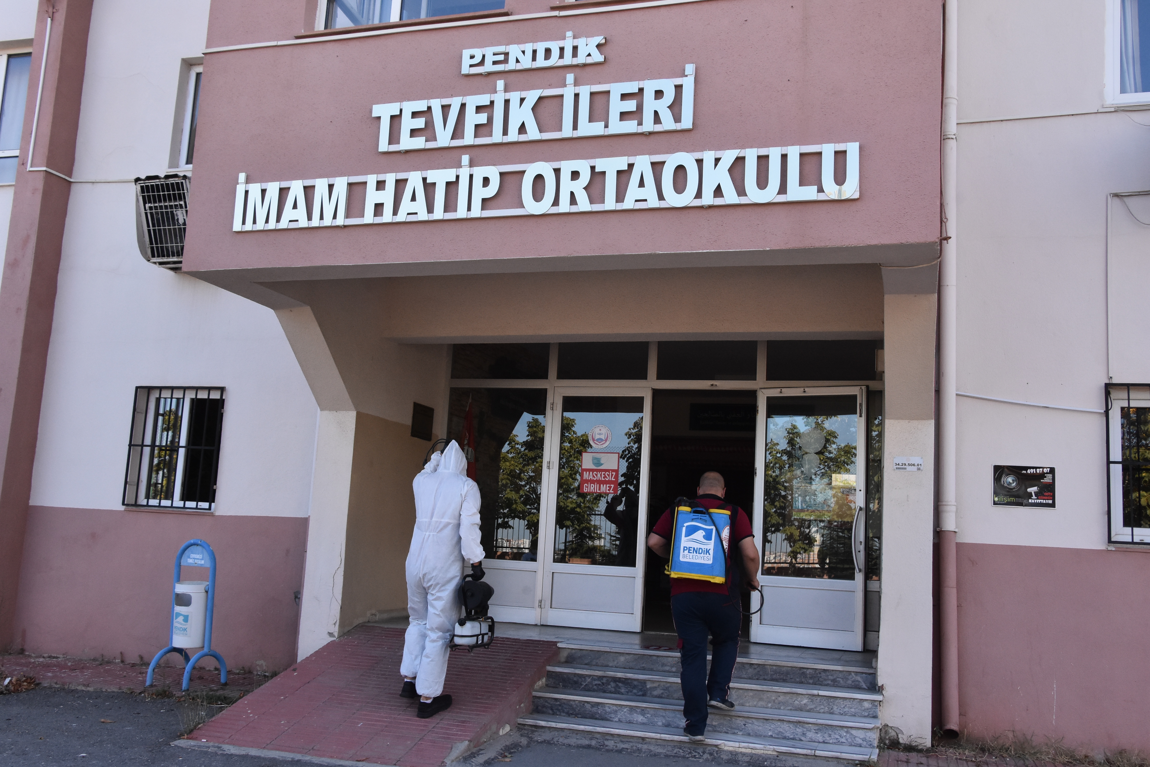 Pendik'te okullar koronavirüse karşı güvende!