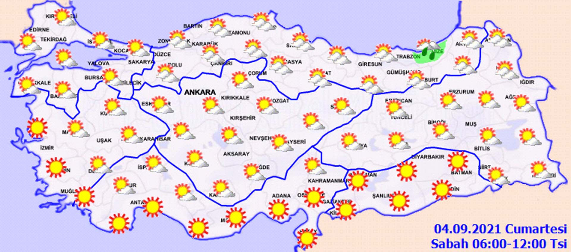 O illerde yaşayanlar dikkat, ince giyinmeyin! Hava sıcaklıkları mevsim normallerinin altında seyredecek! Hava bugün nasıl olacak 4 Eylül 2021 Cumartesi?