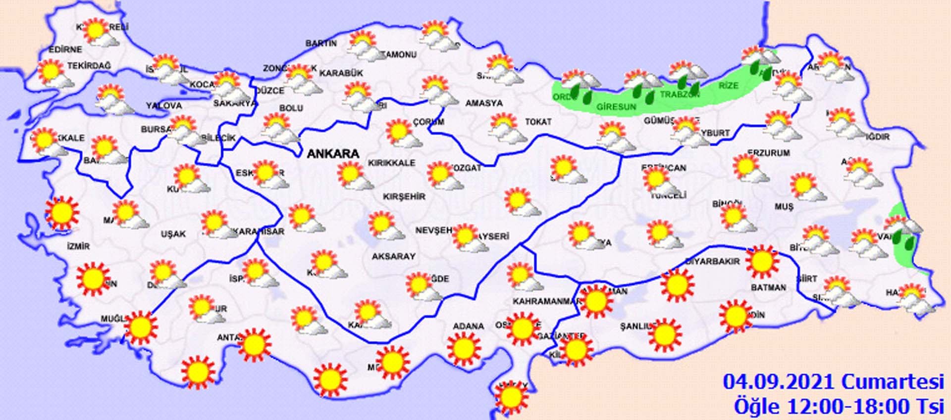 O illerde yaşayanlar dikkat, ince giyinmeyin! Hava sıcaklıkları mevsim normallerinin altında seyredecek! Hava bugün nasıl olacak 4 Eylül 2021 Cumartesi?