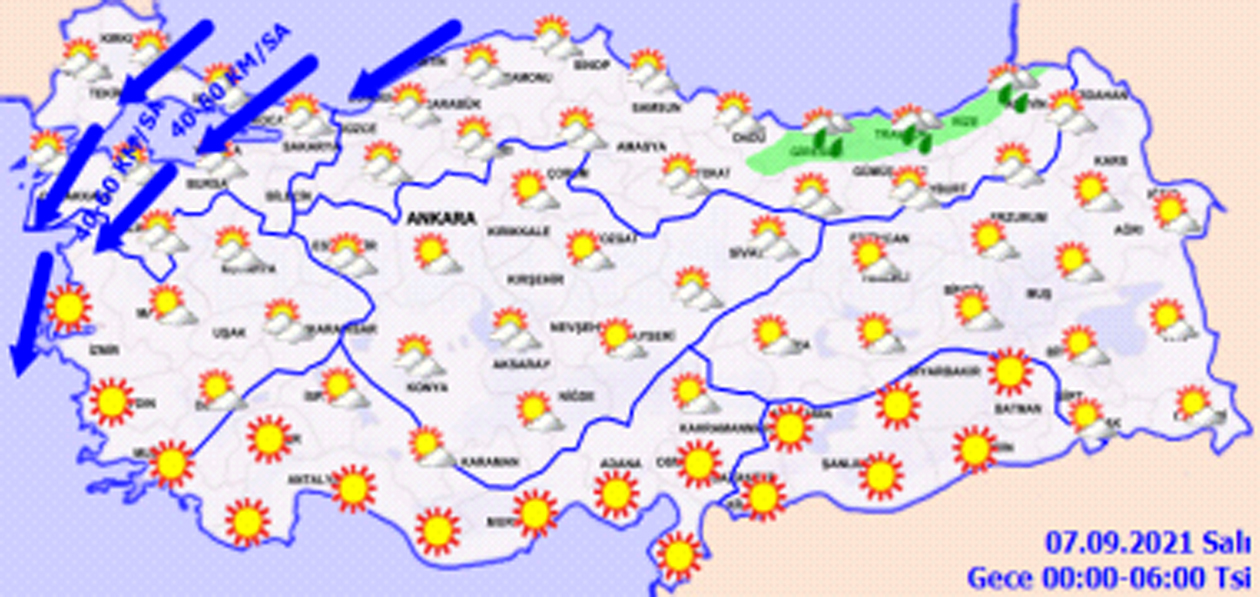 Kışlıkları dolaplardan çıkarın, hava sıcaklıkları iyice düştü! 6 Ağustos 2021 Pazartesi?