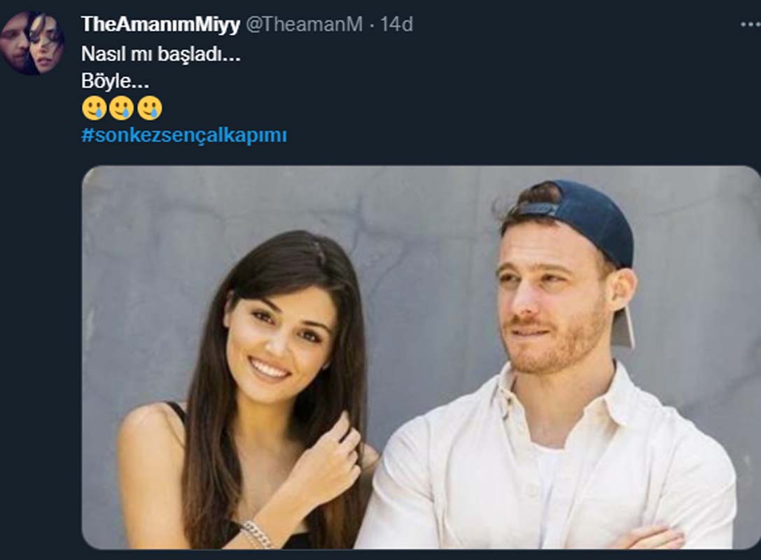 İzleyiciye veda edecek olan Sen Çal Kapımı dizisi sosyal medyayı salladı! Twitter'da #sonkezsençalkapımı trend oldu!