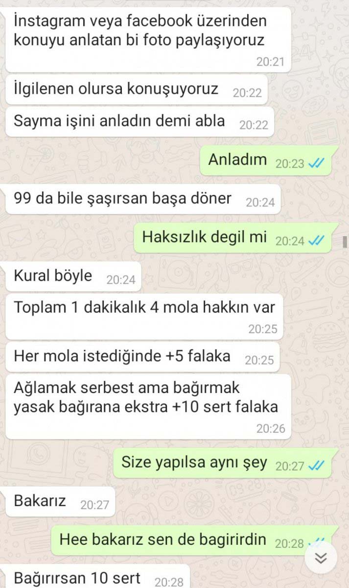 Kadınları falakaya yatıran Erkan T.'yi şikayet eden kadın konuştu! Whatsapp yazışmaları şoke etti 