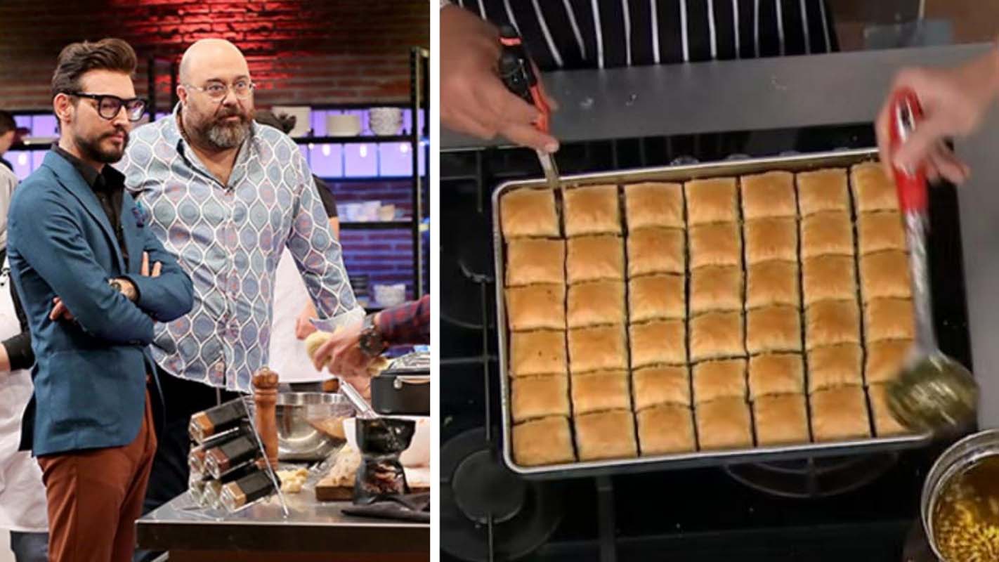MasterChef'te büyük hile iddiası: Baklava detayına izleyicilerden tepki üstüne tepki! Kanaldan halen açıklama yok!