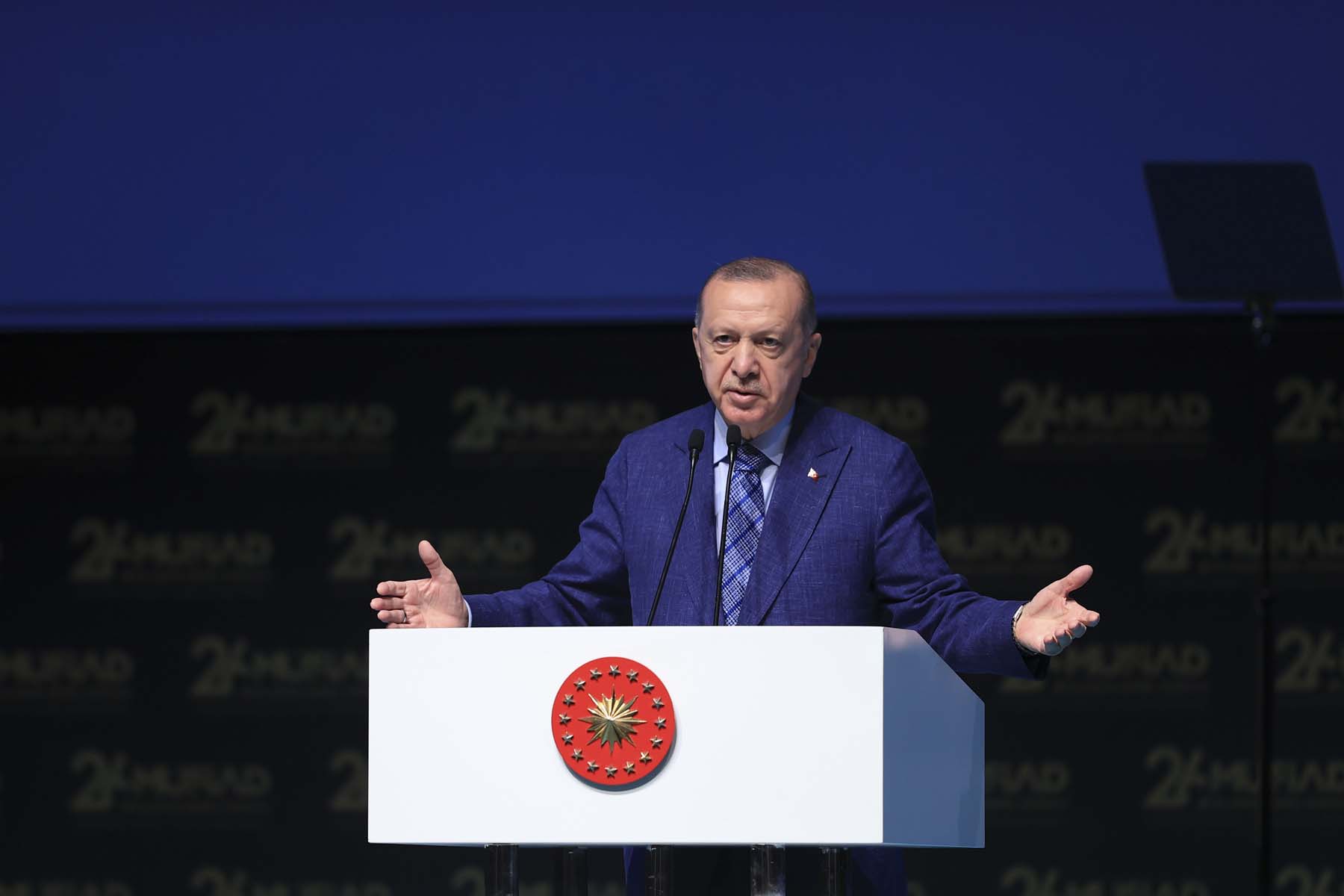 Son dakika | Cumhurbaşkanı Erdoğan, MÜSİAD'ın 26. Olağan Genel Kurulu'nda konuştu: Türkiye geleceğini inşaya odaklanmış durumdadır