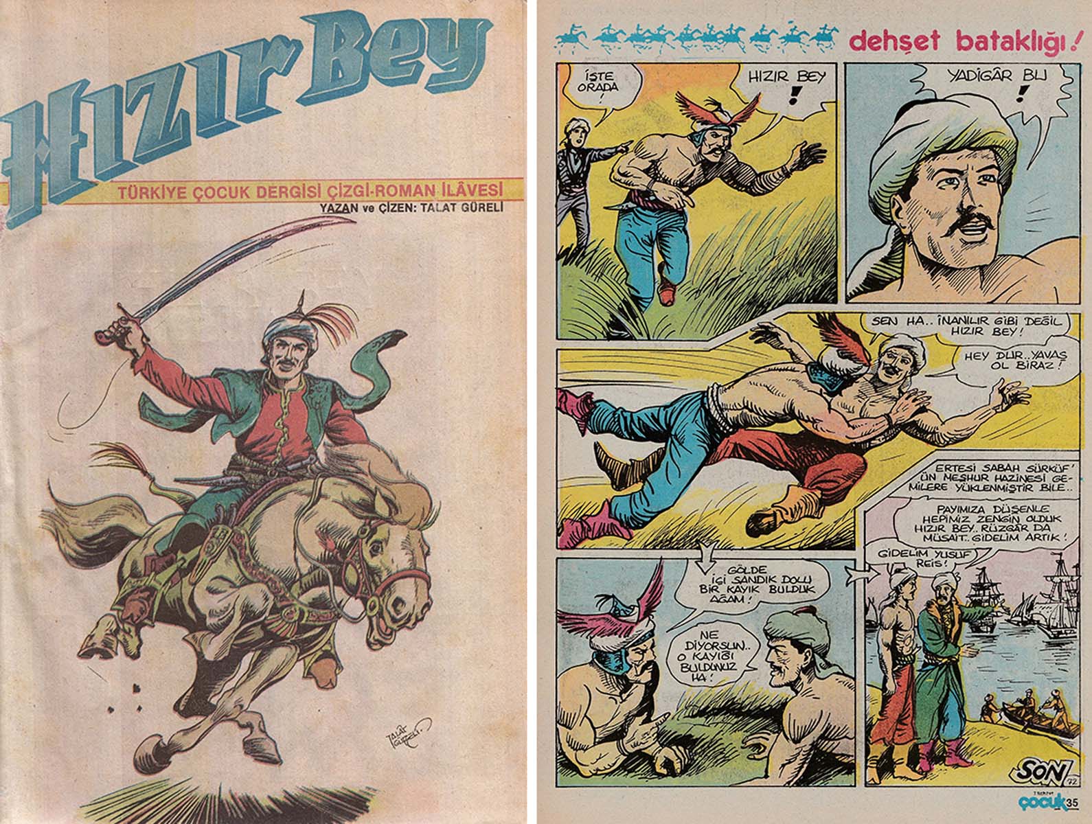 Hızır Bey çizgi romanının yazarı ve çizeriydi! Talat Güreli hayat yolculuğu son buldu!