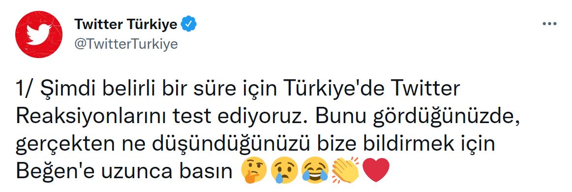 Twitter emoji ile tepki verme özelliğini kaldırdı mı? | Twitter emoji ile tepki verme özelliğini neden kaldırdı?