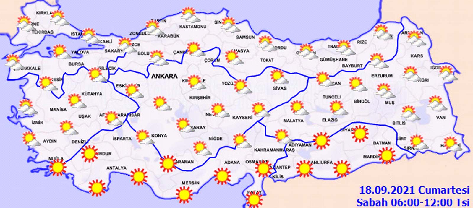Bugün hava nasıl olacak? Meteoroloji uyardı: O illerde gök gürültülü sağanak yağış! İşte 18 Eylül Cumartesi il il hava durumu...