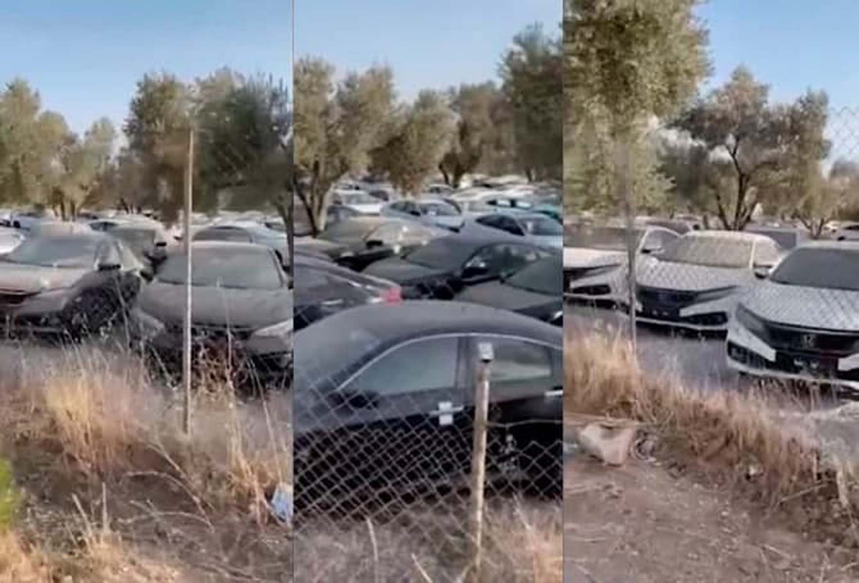 Vatandaşa sıfır araç yok diyen bayilerin stok yalanı ortaya çıktı! Görüntüleri izleyen vatandaşlar isyan etti, demediklerini bırakmadı