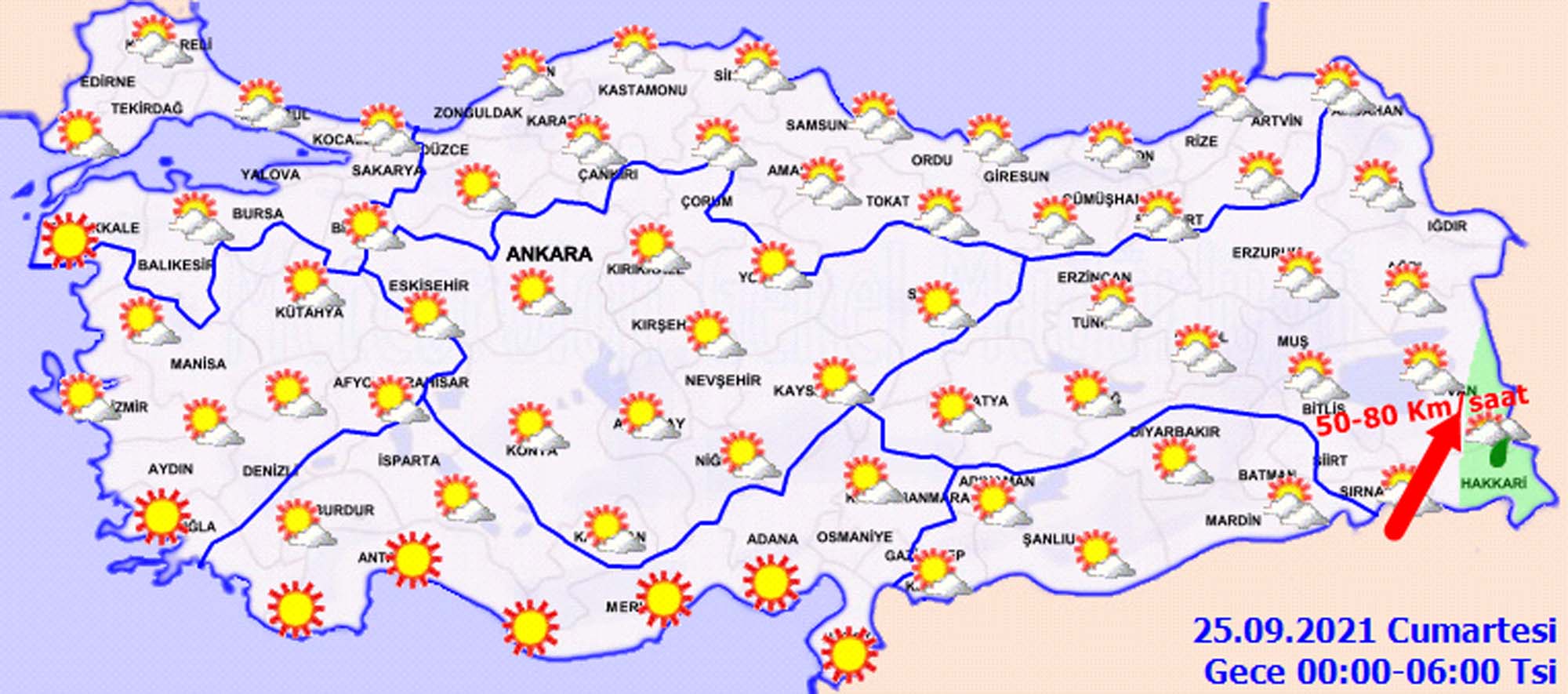 24 Eylül 2021 Bugün hava nasıl olacak? Meteoroloji uyardı: Zirai don tehlikesine dikkat!