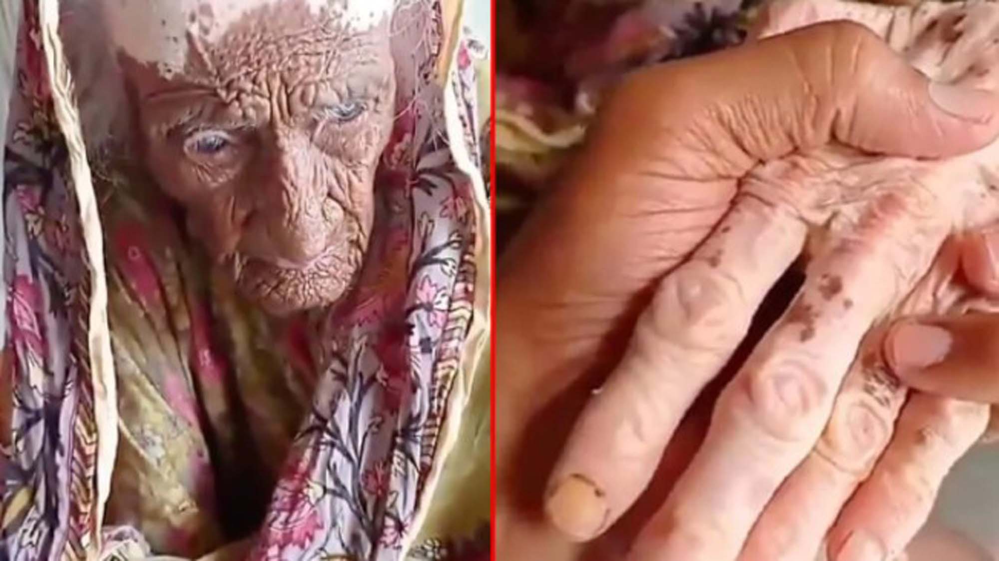 300 yaşındaki Pakistanlı kadın videosu sosyal medyayı salladı!