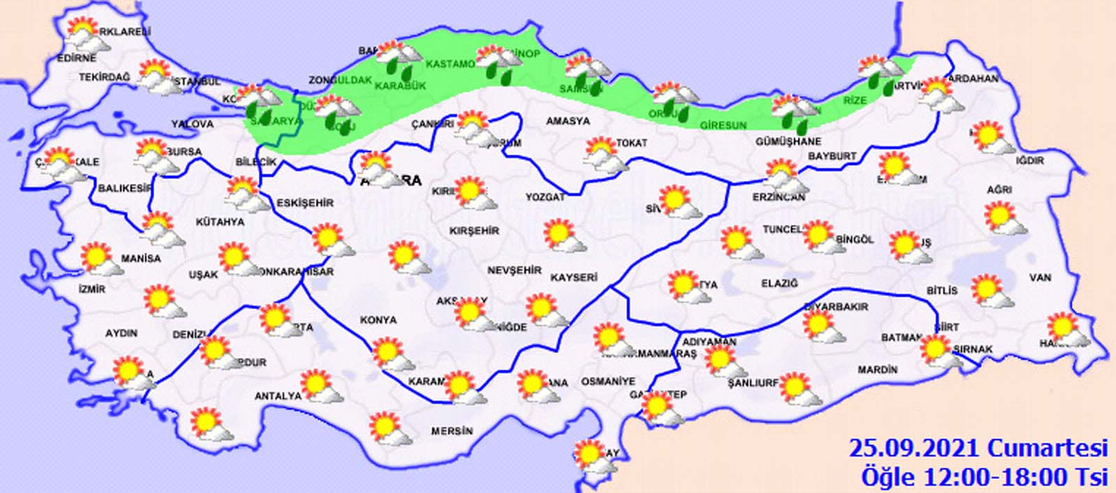 24 Eylül 2021 Bugün hava nasıl olacak? Meteoroloji uyardı: Zirai don tehlikesine dikkat!