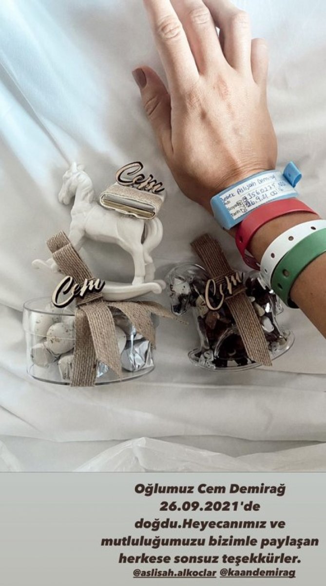 Aslışah Alkoçlar'ın mutlu günü! Anne oldu! İlk bebeği Cem'i kucağına aldı...