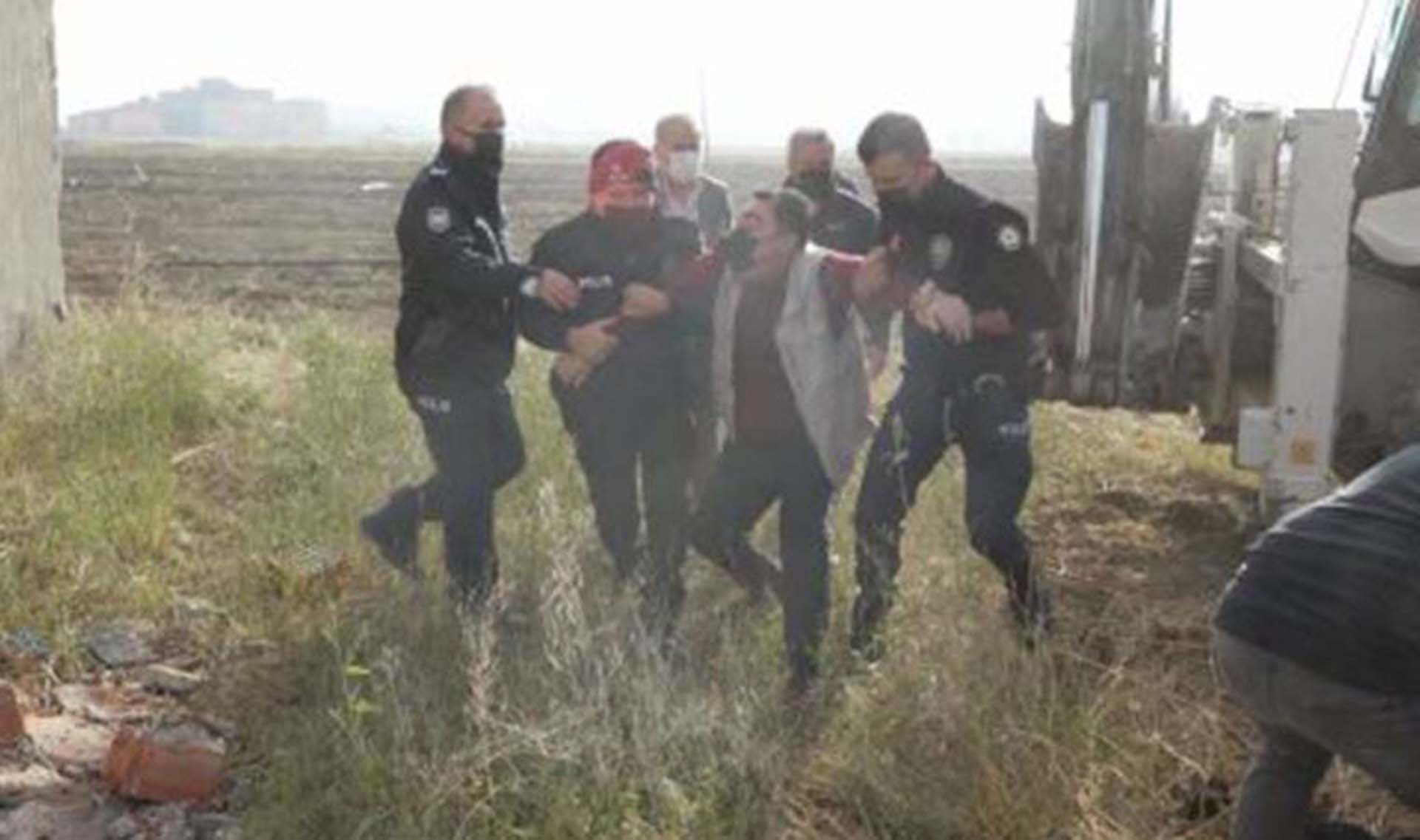 Çorum'da genelevin yıkımında gerginlik! Yıkıma engel olmak istediler, polis araya girdi