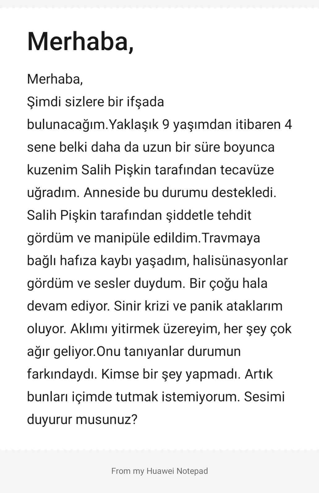 Zilan kimdir, nereli, kaç yaşında? Kuzeni Salih Pişkin tarafından tecavüze uğradığını iddia ediyor!
