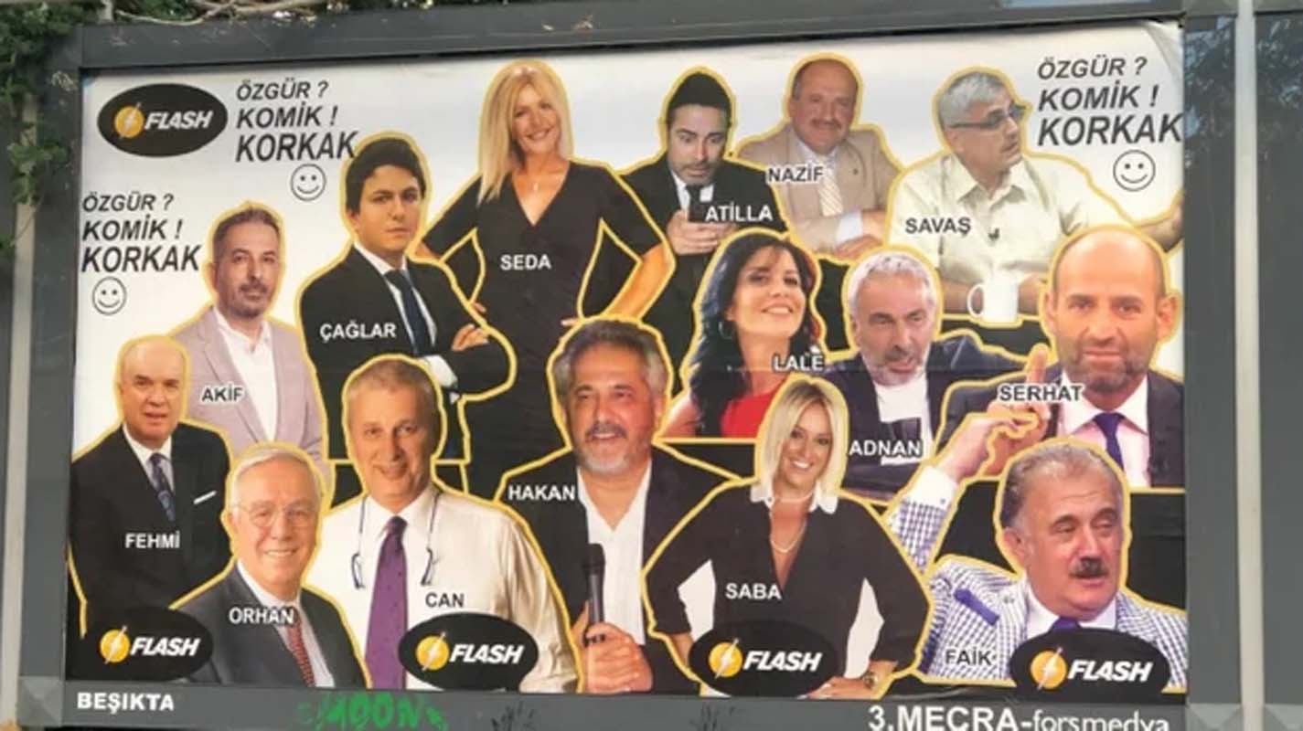 Flash TV ekrana geri dönüyor! Billboardlarda yerini aldı! Yeni logosu ve kadrosuyla dikkat çekiyor!