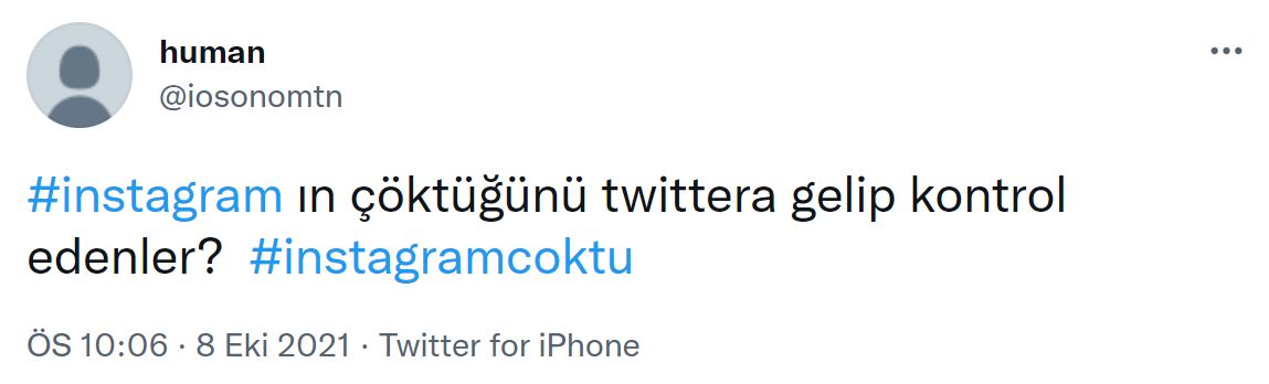 İnstagram çöktü mü son dakika | İntagram'da yine mi sorun yaşanıyor? 8 Ekim 2021 Cuma