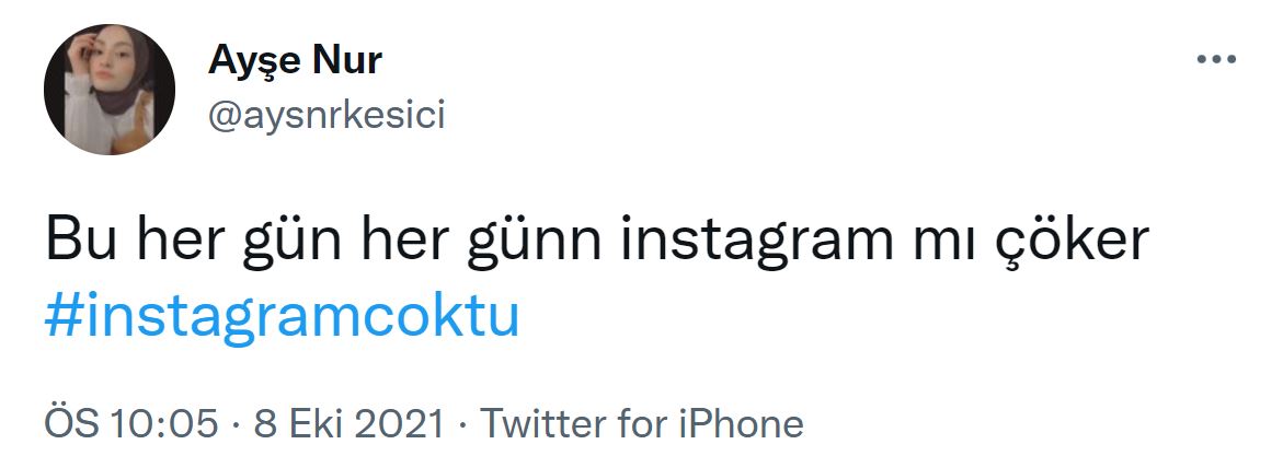 İnstagram çöktü mü son dakika | İntagram'da yine mi sorun yaşanıyor? 8 Ekim 2021 Cuma