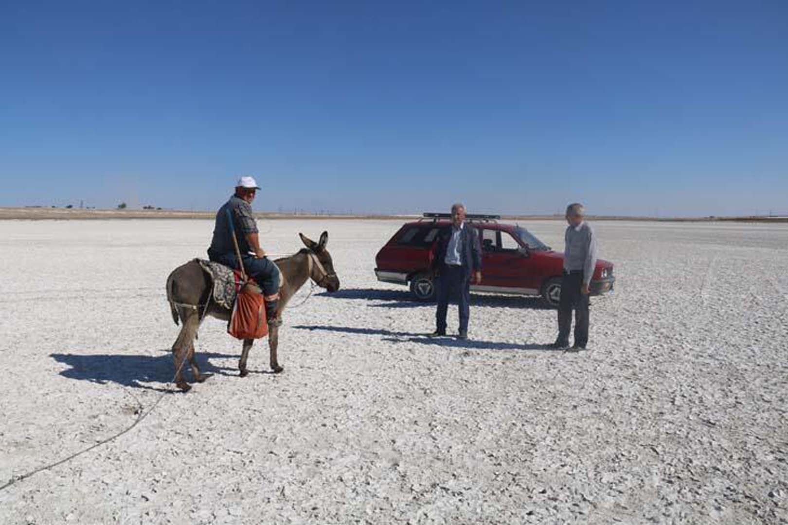 Birçok göçmen kuşa ev sahipliği yapan Akgöl kurudu! Artık üzerinden araçlar geçiyor!