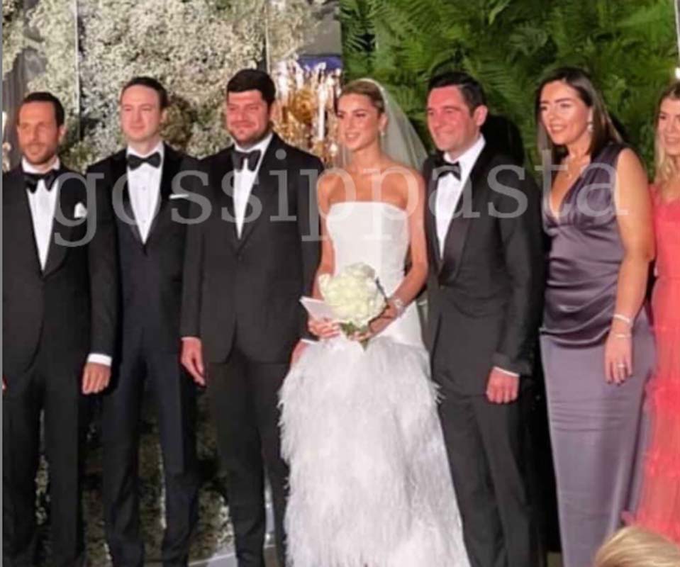 Sosyete dünyasının merakla beklenen düğünü gerçekleşti! Hacı Sabancı ve Nazlı Kayı dünyaevine girdi!