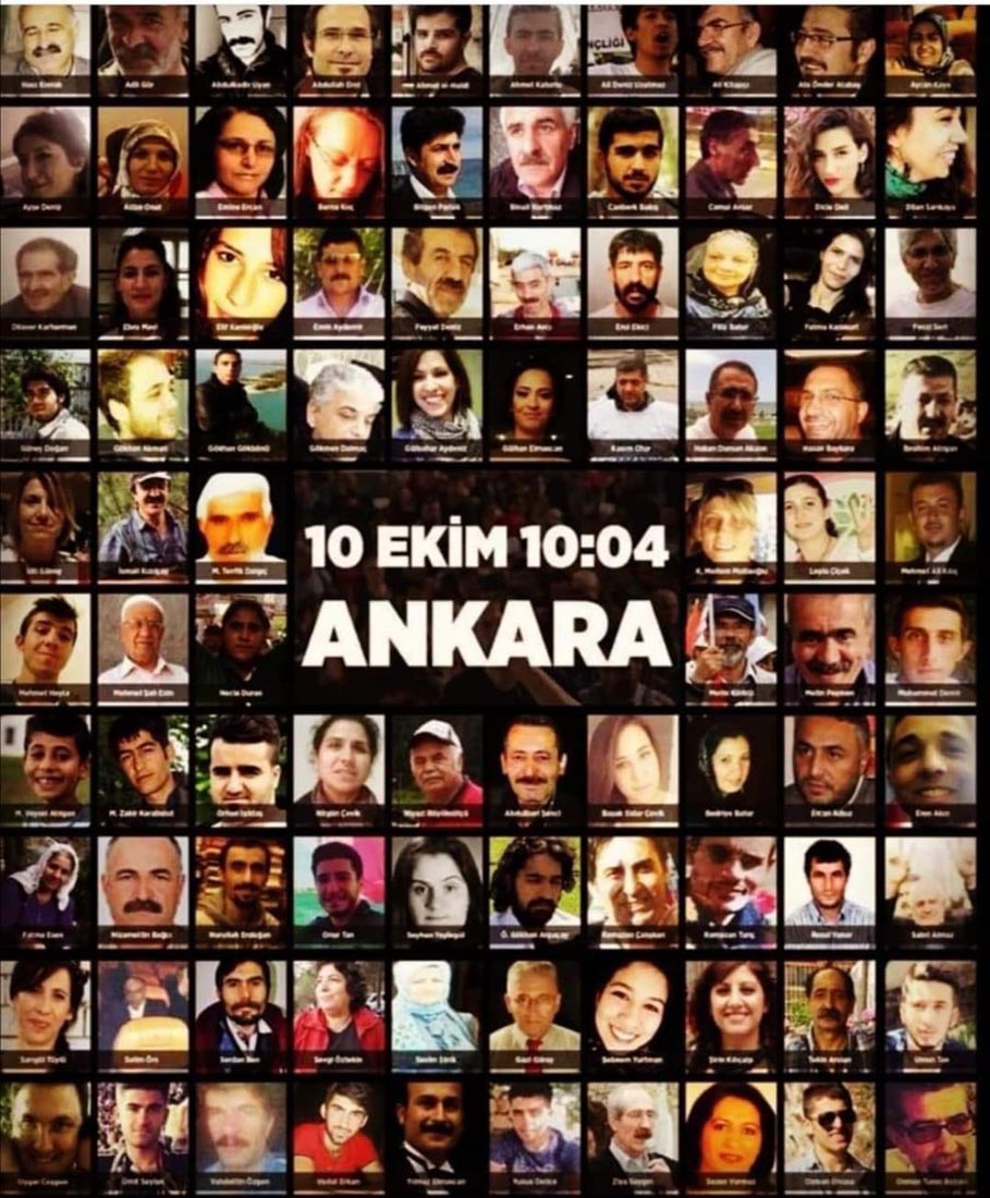 10 ekim Ankara Katliamı anma mesajları | 10 Ekim Ankara Katliamı uzun, kısa mesajlar, görseller